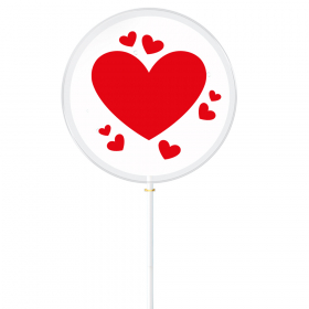 Wonderpops Lollipop with Hearts